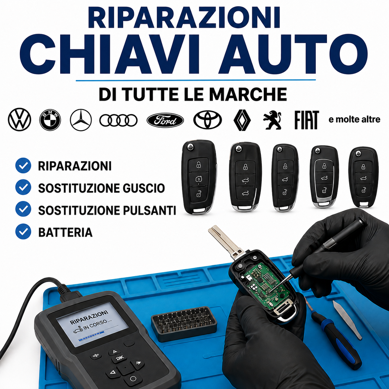 Riparazioni Chiavi auto