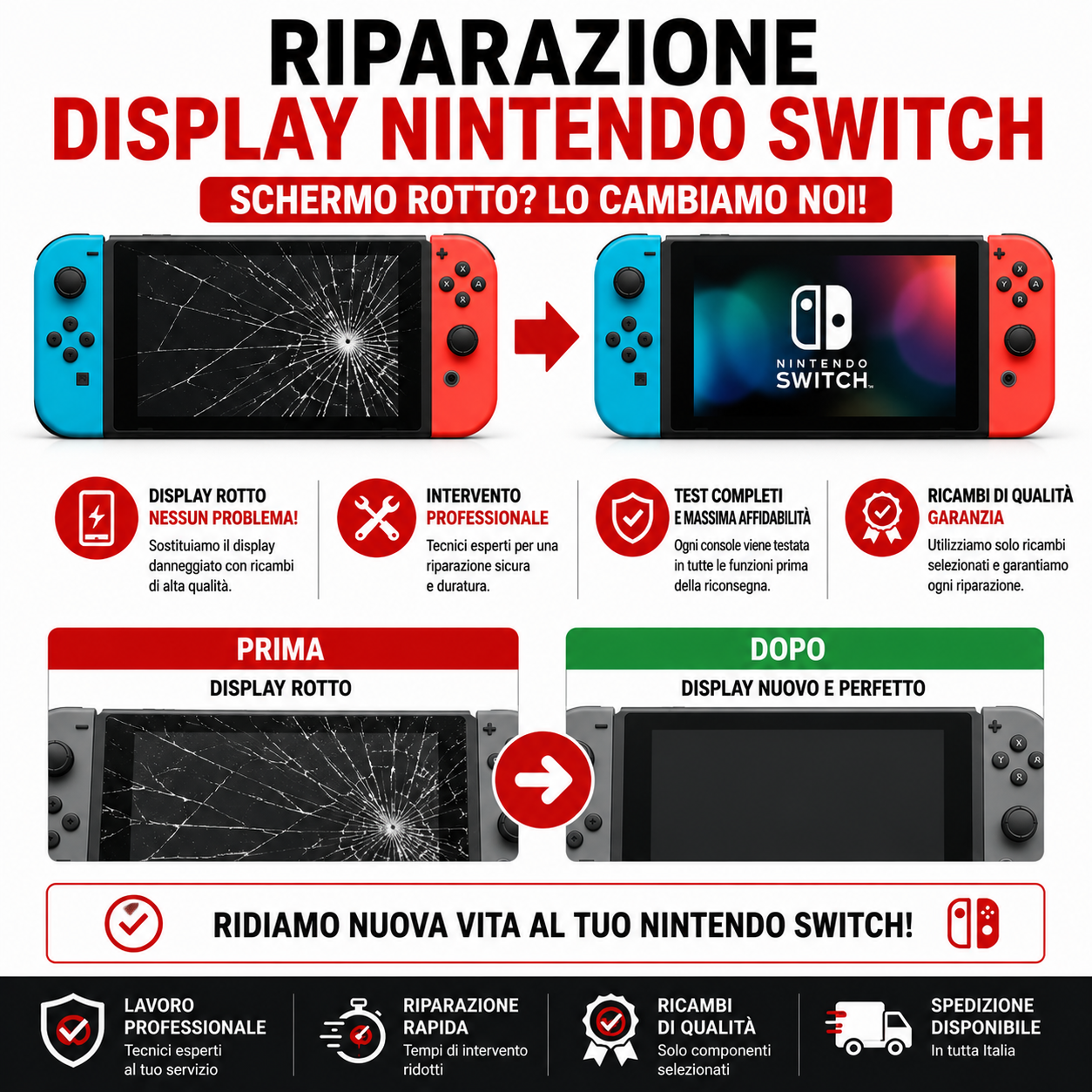 Riparazione Console Nintendo Switch - immagine 3