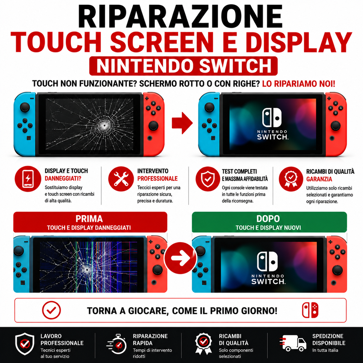 Riparazione Console Nintendo Switch - immagine 5